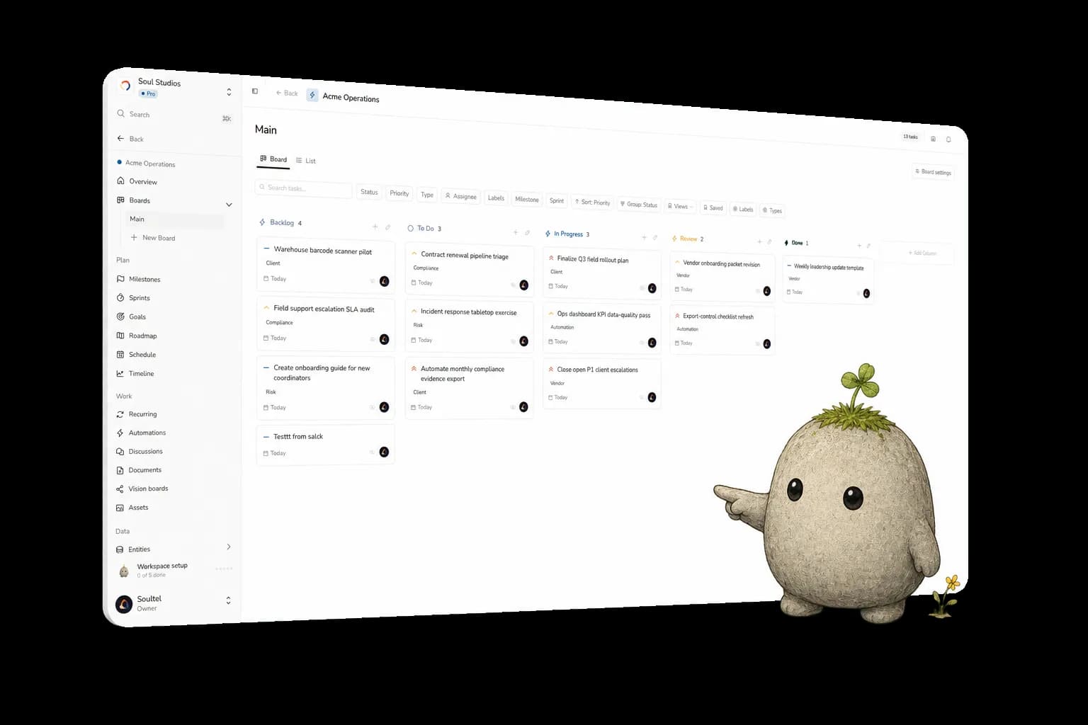 Cobblework - Project Management Workspace